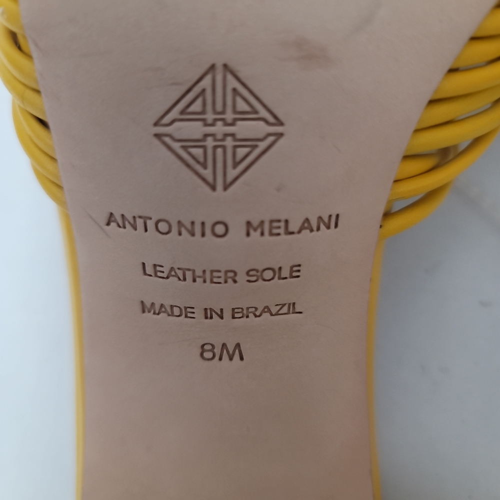 Antonio Melani Carmel Knot  Leather Dress Sandals - Picture 6 of 8